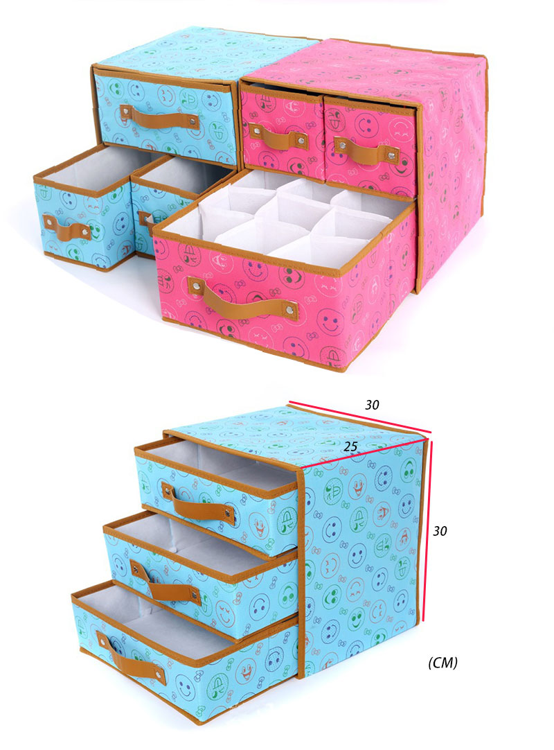 Custom Portable Bedroom Closet Organizer Fabric Storage Drawers