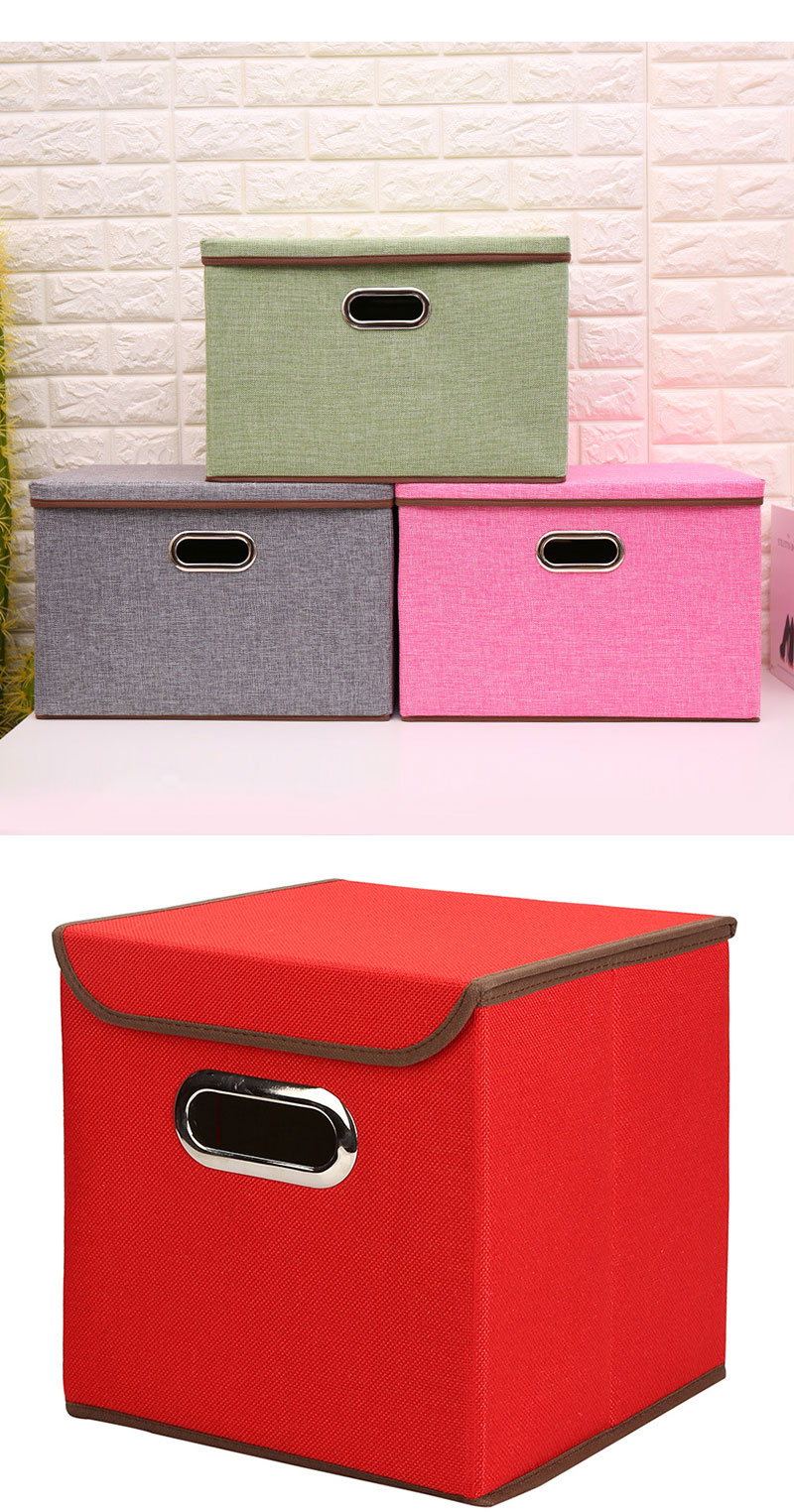 Colourful Clothes Organizer Solutions Foldable Fabric Bins Storage Box