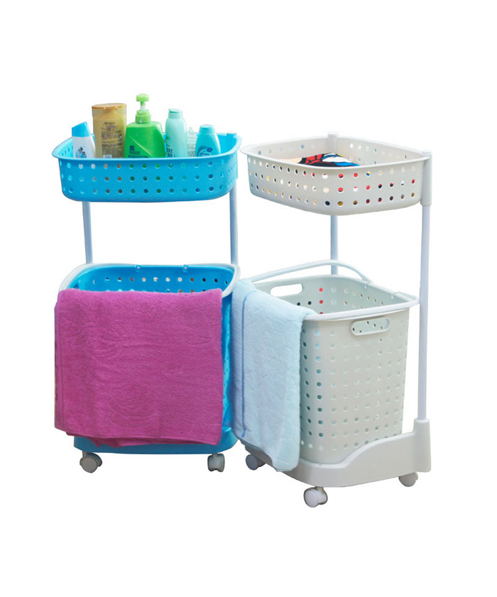 Kids Toy Clothing Bathroom Canvas Collapsible Laundry Basket With Handle