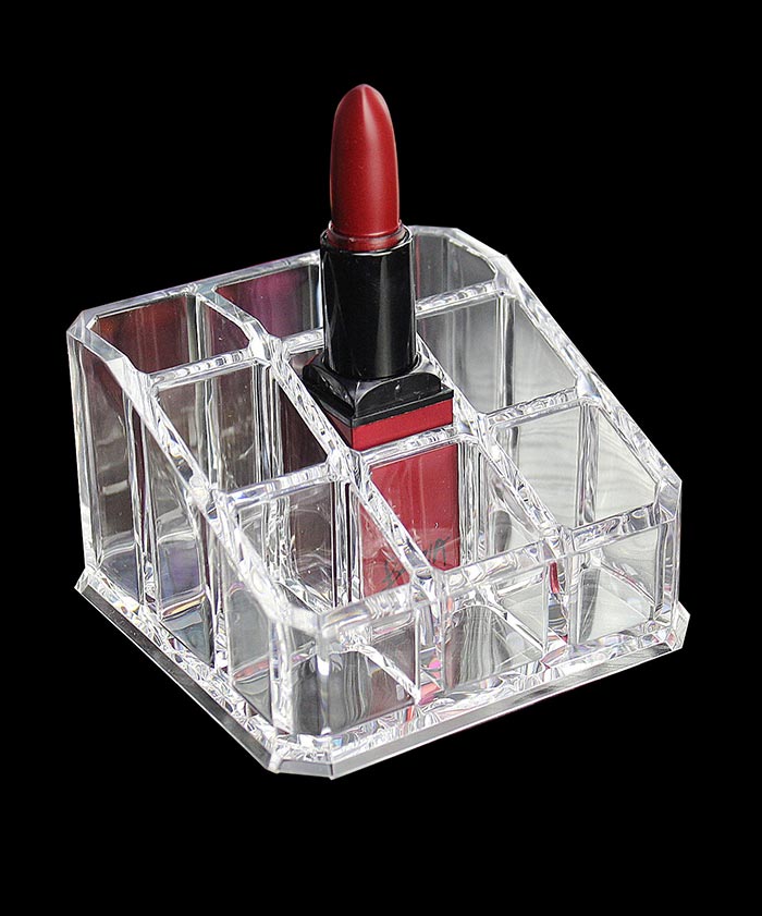 Retail Lipstick Rotating Clear Acrylic Lipstick Display Stand Rack