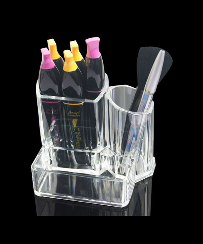 Pen Lipstick Brush Cosmetic Organizer Makeup Case Holder