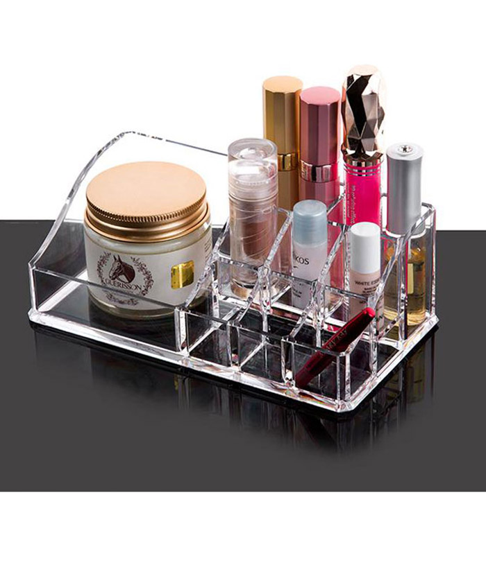 Nail Polish Lipstick Makeup Organizer Retail Shelf Cosmetic Display Case