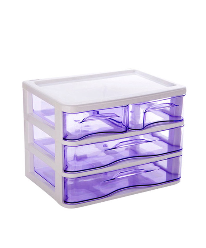 Desktop Household Plastic Dressing Table Cosmetics Storage Drawer