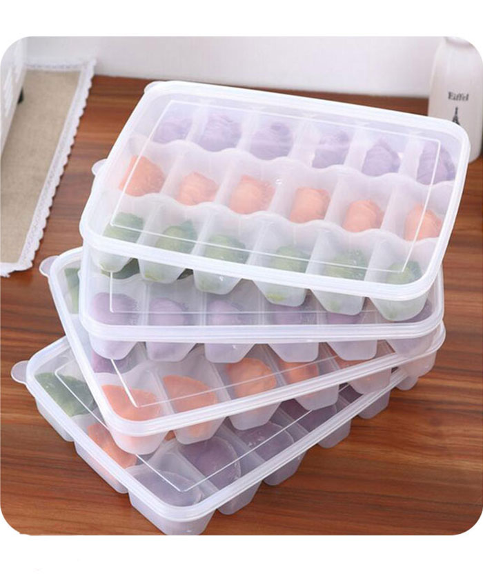 Transparent Food Grade Plastic Refrigerated Dumpling Storage Box