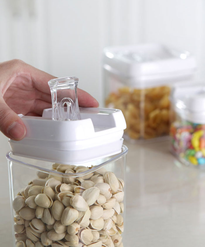 Professional Custom Airtight Cereal Container Locking Lid  BPA Free Plastic Food Storage Set