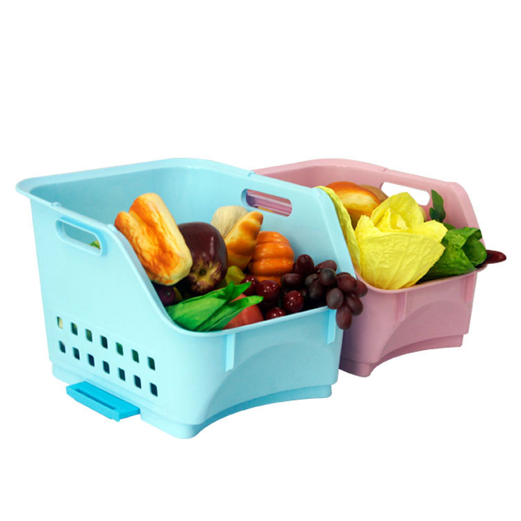 Custom Washing Appliances Laundry Bathroom Plastic Storage Basket