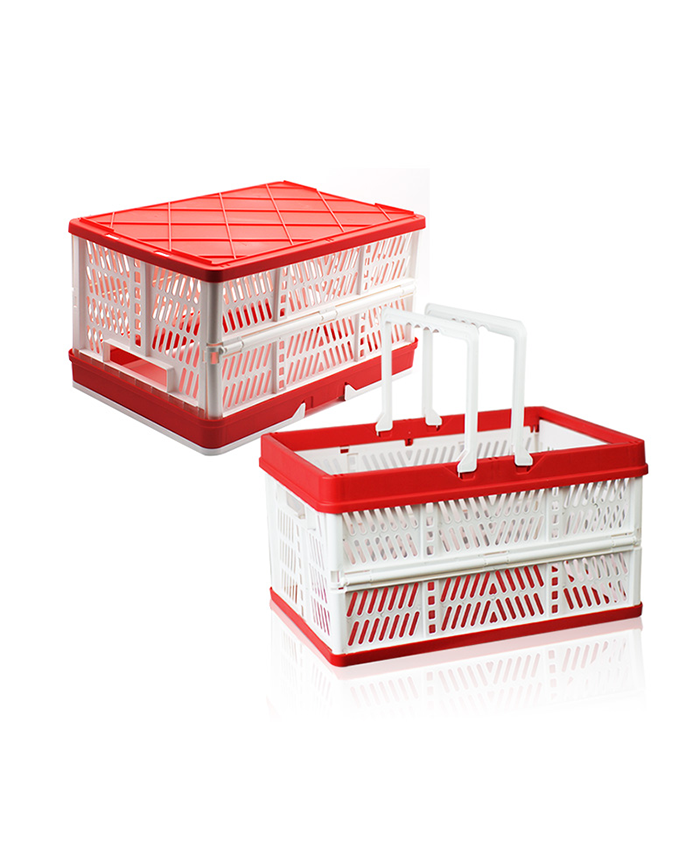 Plastic Basket With Lid Laundry Basket Factory Supplier