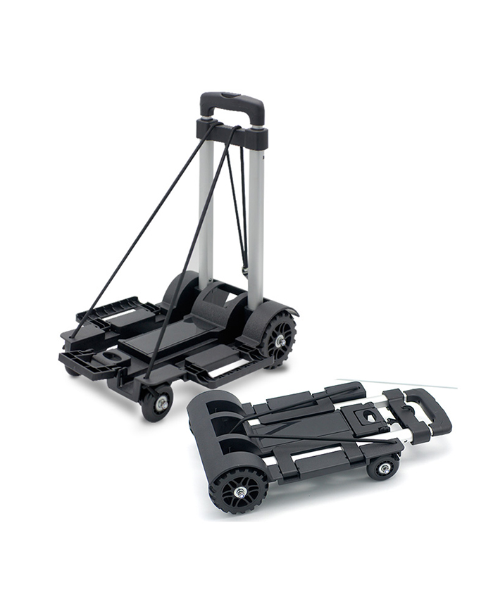 Trolley Cart Food Handle Platform Kitchen Luggage Plastic Folding Bag Wheel  MINI Shopping Cart