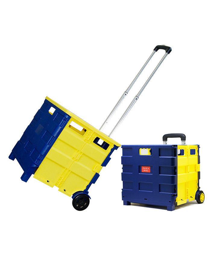Wholesale Custom Folding Plastic Shopping Cart Trolley