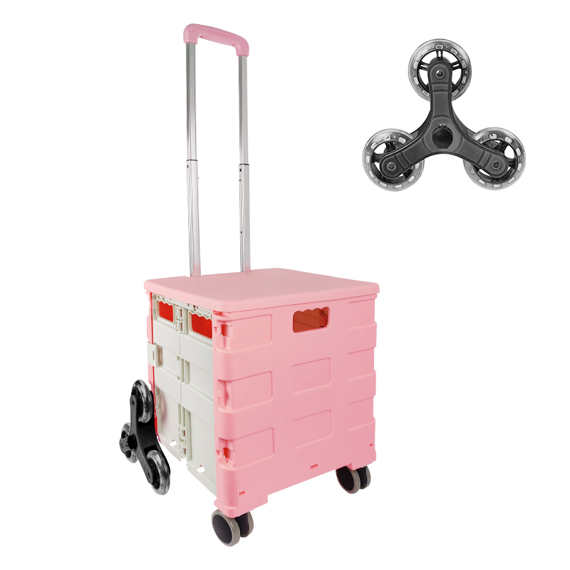 Wholesale Climb Stairs Trolley Supermarket Park 8 Wheel Heavy Collapsible Home Foldable Cart