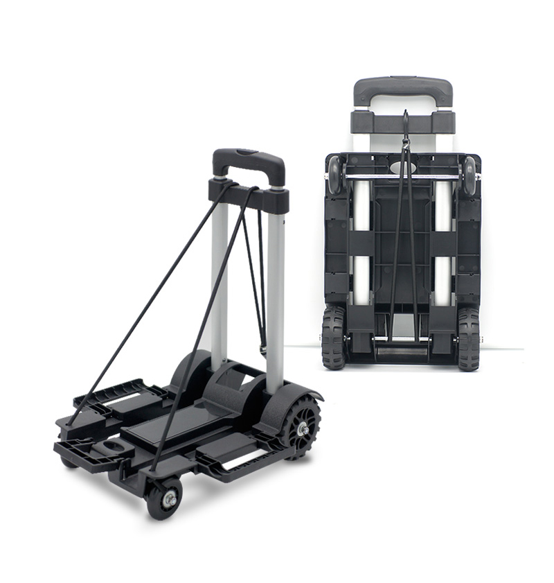 Luggage Trolley Cart Factory Foldable Aluminum Shopping Trolley 